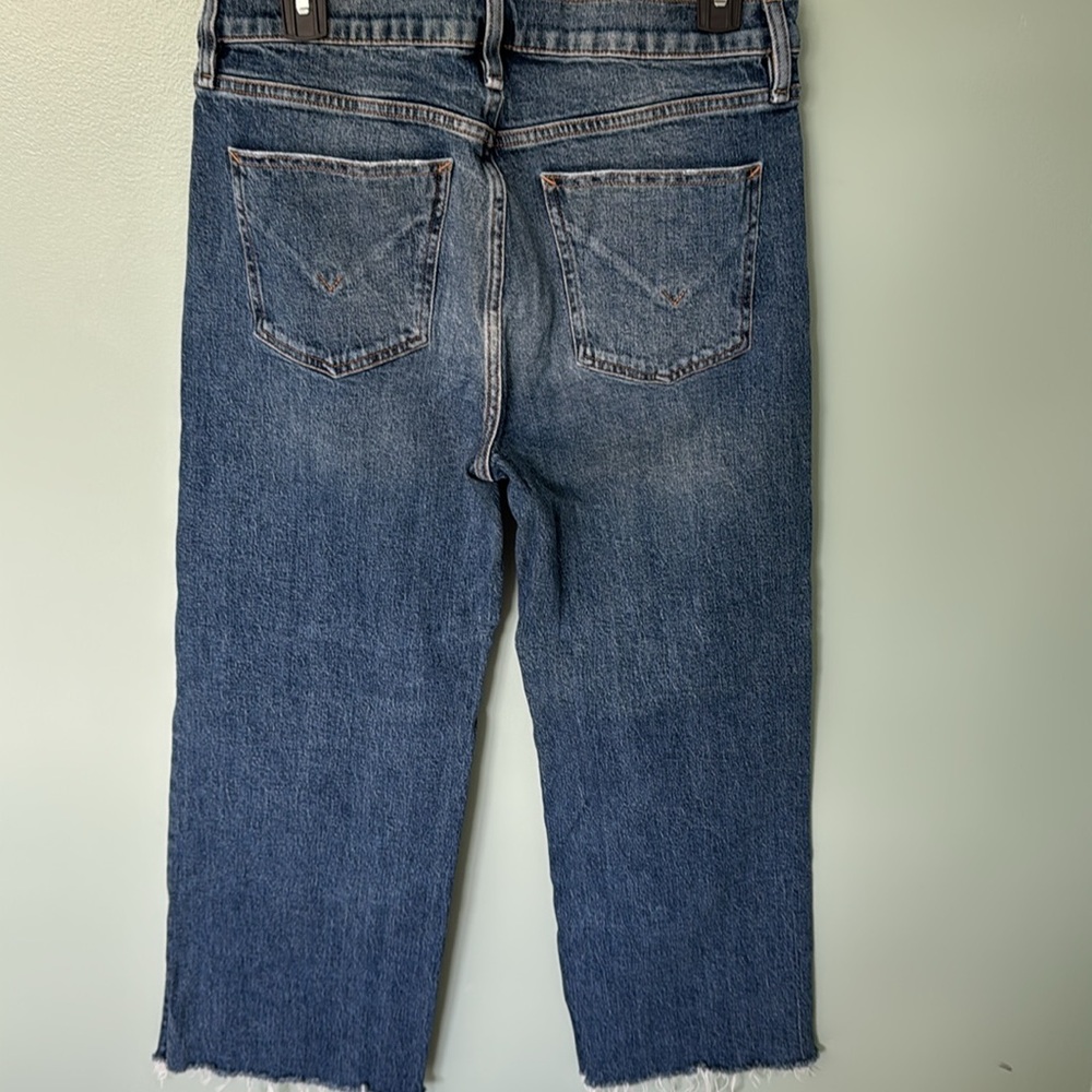 Hudson Jeans Rosie High Rise Wide Leg Crop in Wilder Wash - Picture 5 of 6